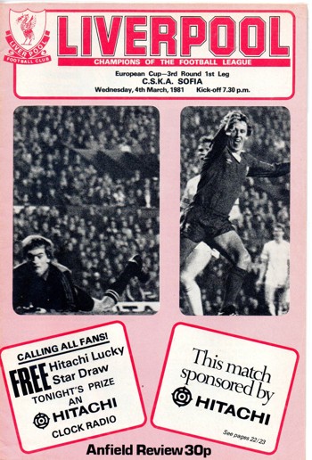 Match programme